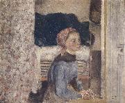 Camille Pissarro Young Farmgirl oil painting artist